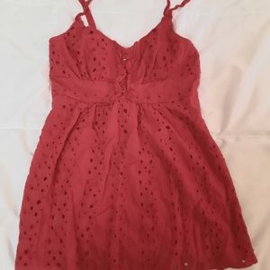 Red Charlotte Russe tank top size M